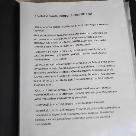 Ranta-sumpun Helmi 10 House With Sauna Χάιλουοτο